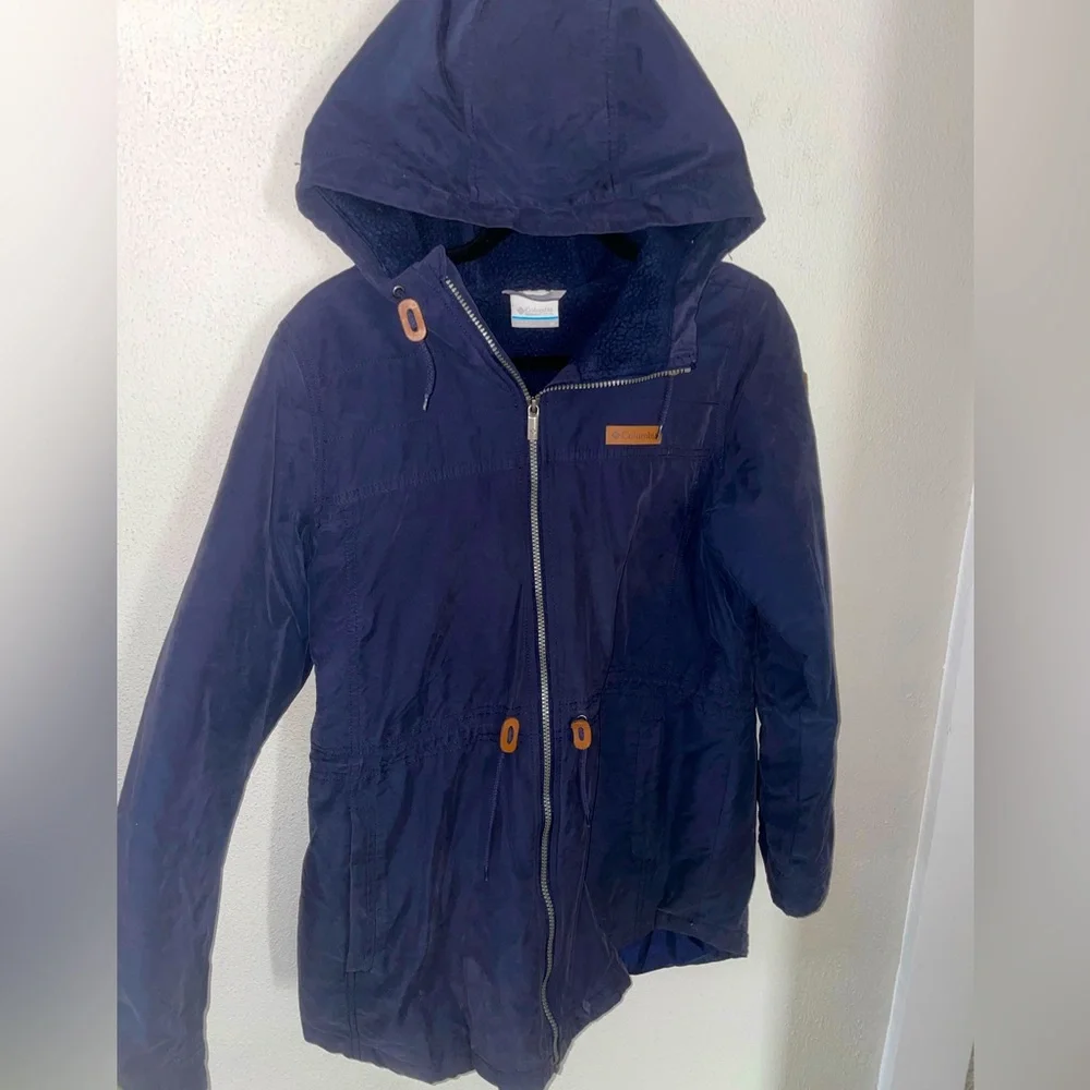 Columbia Hooded Zip Up Jacket - Picture 1 of 4
